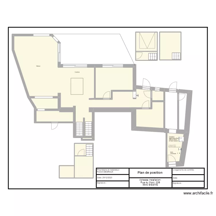 23b elec pv. Plan de 23b elec pv. Plan de