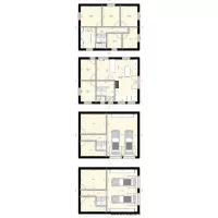 Maison avec sous sol 11.5 X 9