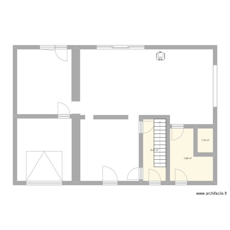 RDC. Plan de 0 pièce et 0 m2