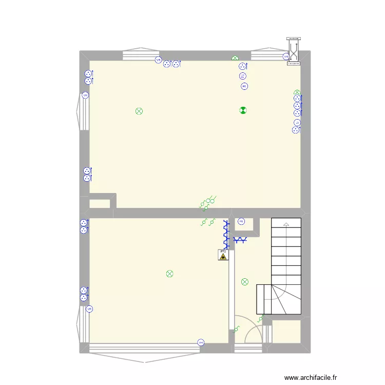 vilette. Plan de 5 et 41 m² vilette. Plan de 5 et 41 m²