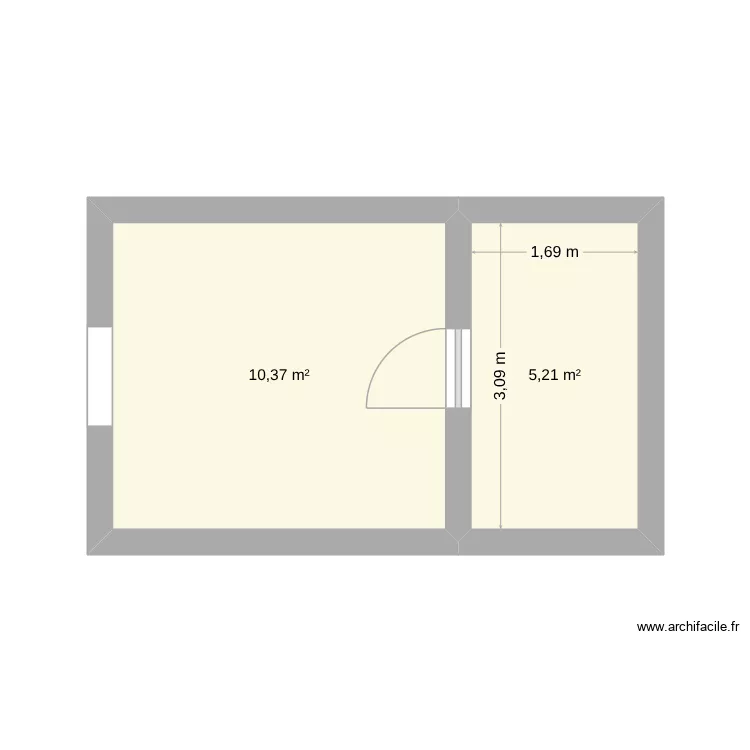 plan. Plan de 11  et 114 m²