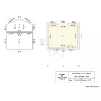 Abris bois permis de construire Angoulin-VUE EN PLAN-PC05.1