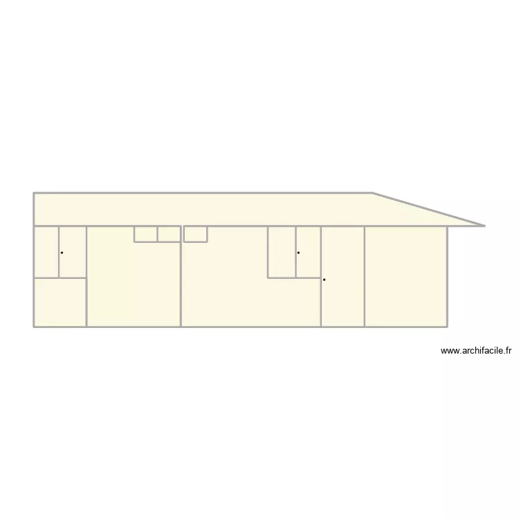 maison Abymes plan de façade. Plan de maison Abymes plan de façade. Plan de