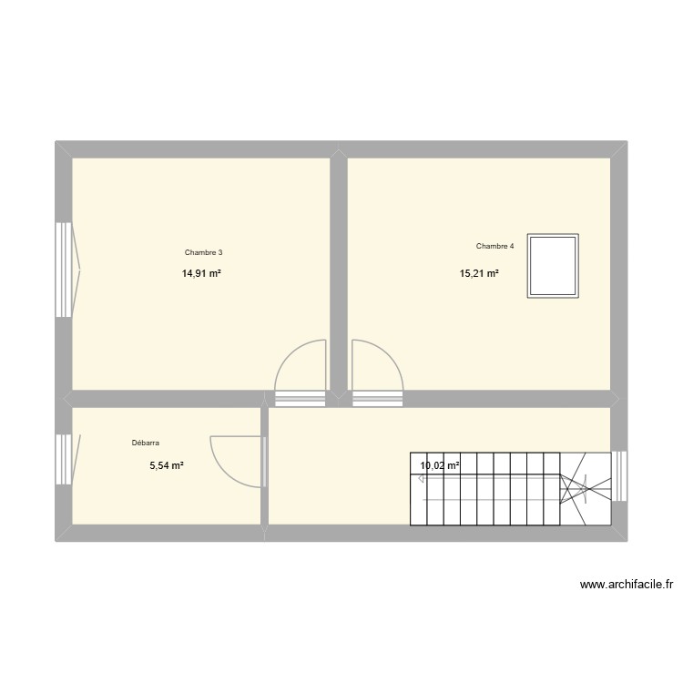 Gaetan 2em &eacute;tage. Plan de 0 pièce et 0 m2