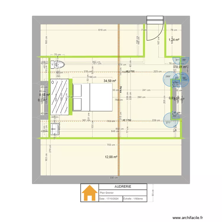 AUDRERIE. Plan de AUDRERIE. Plan de