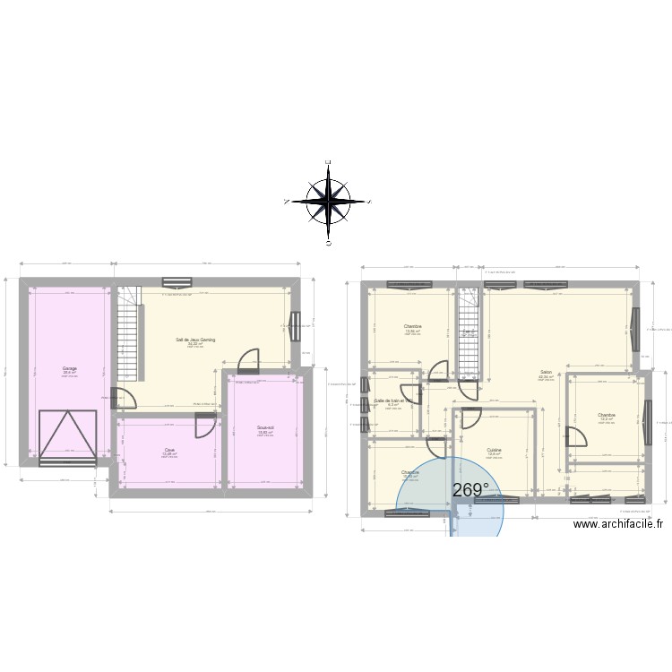 ML24001692 RUMELHARD. Plan de 11 pièces et 191 m2