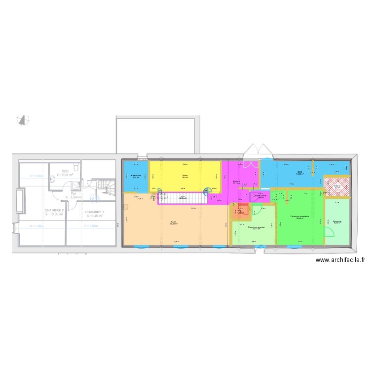 Cors H. Plan de 12 pièces et 127 m2