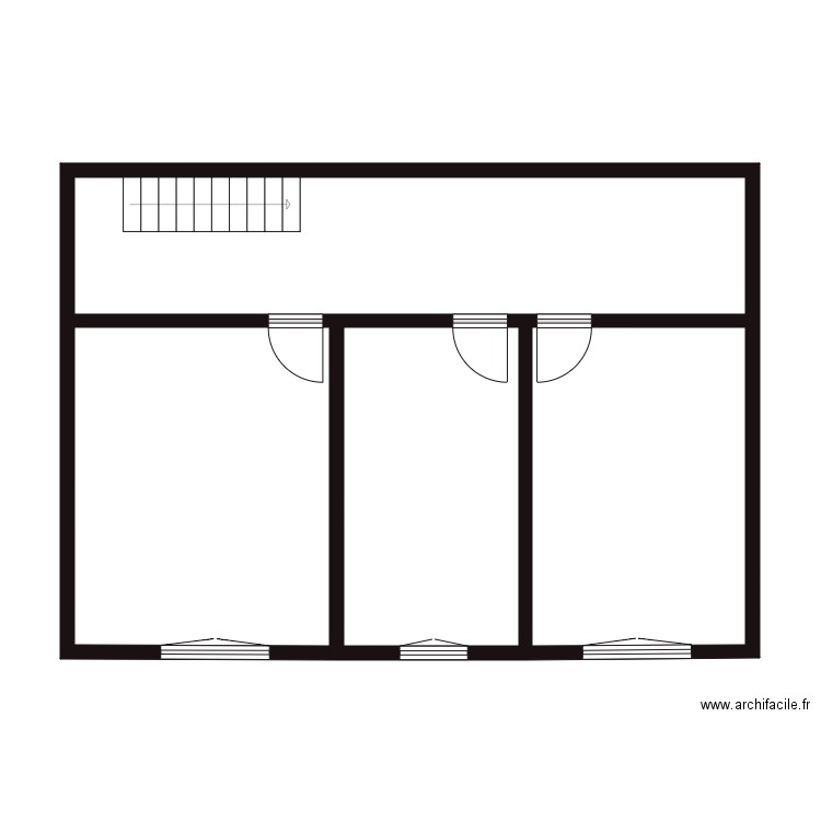 Arnoux maison. Plan de 9 pièces et 251 m2