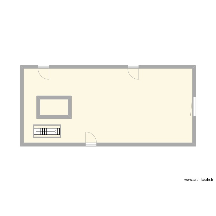Waasmunster Fazantenlaan 47 zolder. Plan de 3 pièces et 28 m2