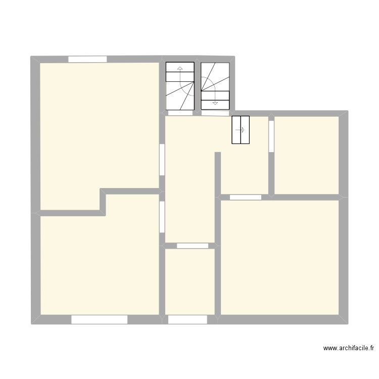 Cottenchy. Plan de 8 pièces et 52 m2