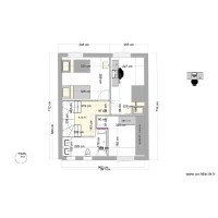 87 GS RDC avec extension 14 m2 (largeur ext 3,60)