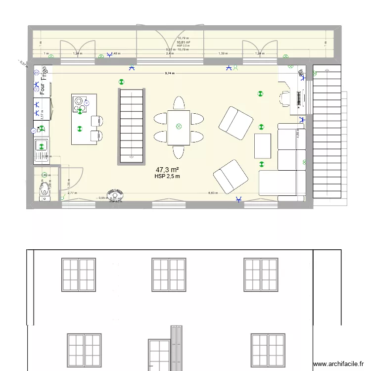 EYGLIERS - EXTENSION 4bis. Plan de 10 et 101 m² EYGLIERS - EXTENSION 4bis. Plan de 10 et 101 m²