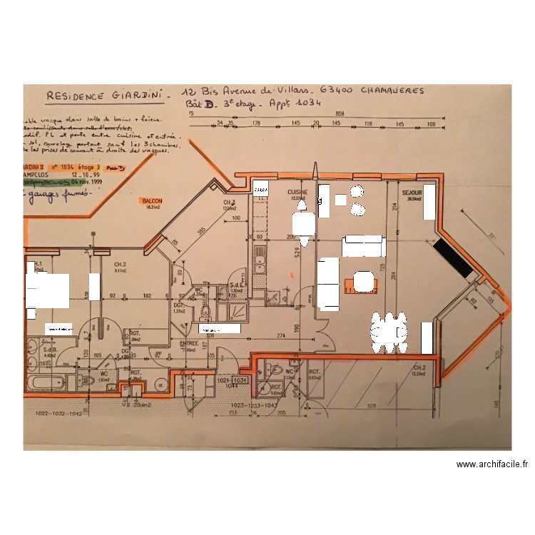 appart des veronese. Plan de 0 pièce et 0 m2