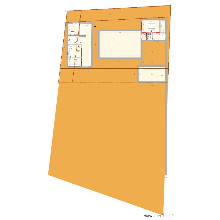 le minihic plan B. Plan de 5 pièces et 146 m2