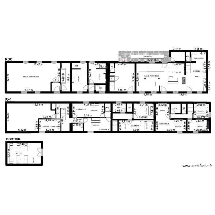LES PETITS AUGEONS - NOUVEAU COTES. Plan de 24  et 356 m²