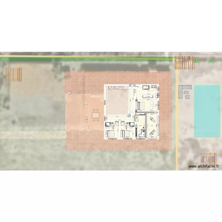 Projet Ventos. Plan de 18  et 343 m²