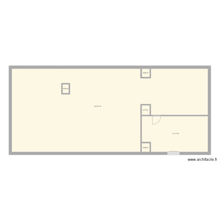 plan test 2. Plan de 6 pièces et 150 m2