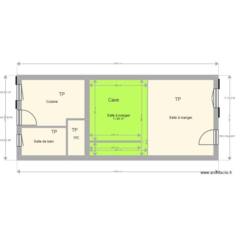 ML23053726. Plan de 19 pièces et 140 m2