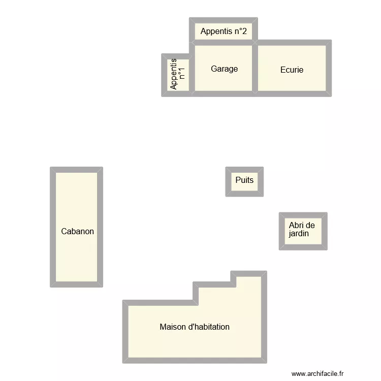 fressignaud dependance. Plan de 8 et 54 m² fressignaud dependance. Plan de 8 et 54 m²