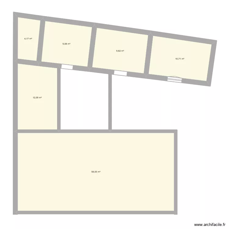 amandier patio. Plan de 6 et 104 m² amandier patio. Plan de 6 et 104 m²