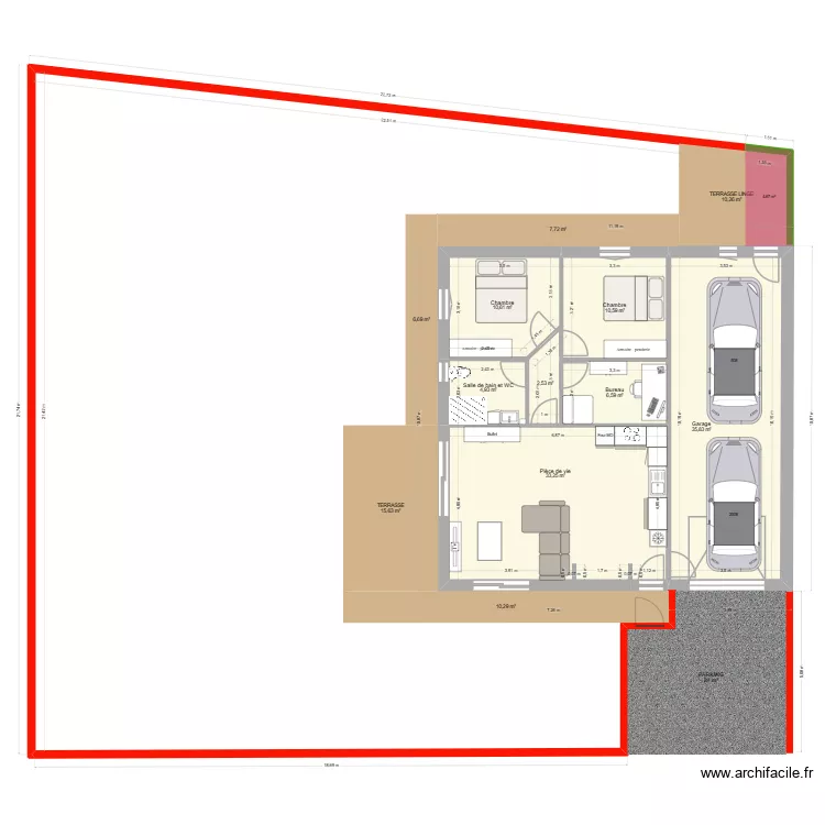 DEF. Plan de 7 et 104 m² DEF. Plan de 7 et 104 m²