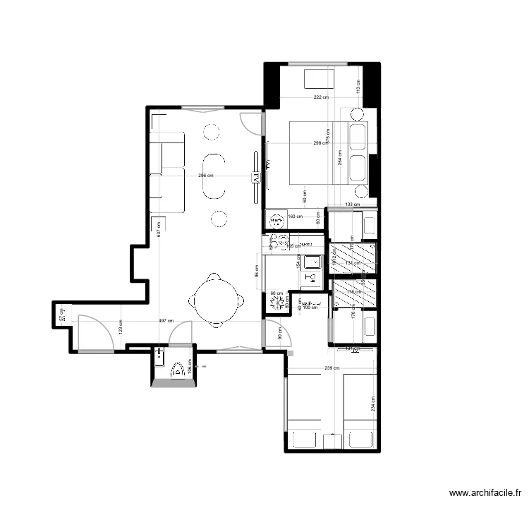16halles bis. Plan de 4 et 34 m² 16halles bis. Plan de 4 et 34 m²