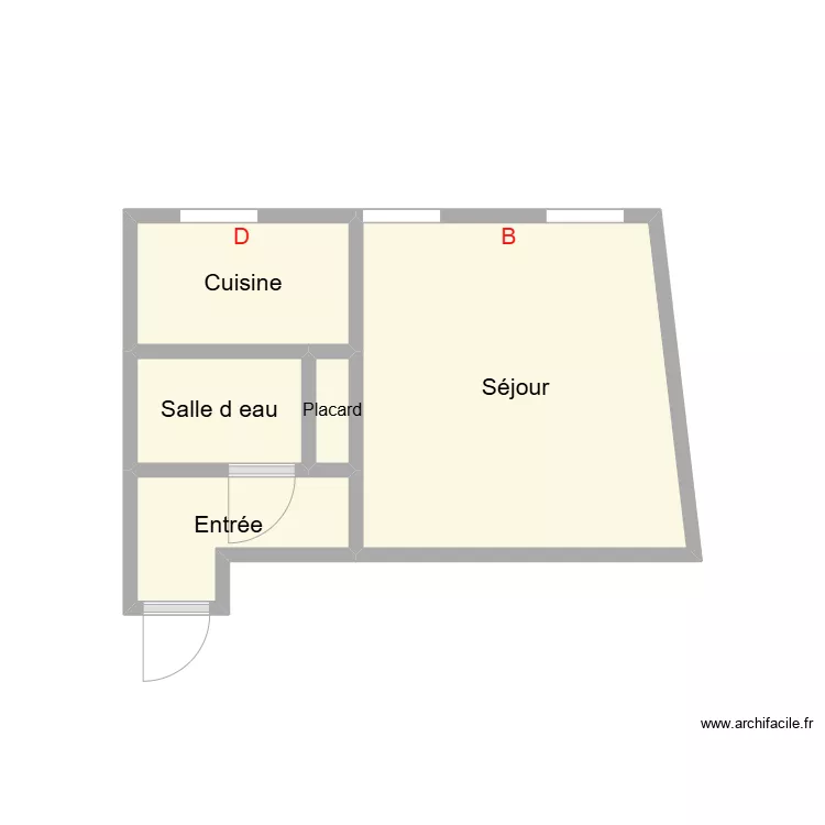2411 NICOLAS - DANTON. Plan de 