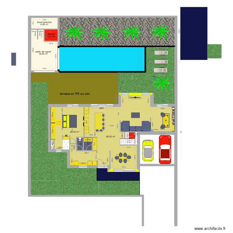 plan etage secours e  rdc avec cote definitif 2. Plan de 29 pièces et 743 m2