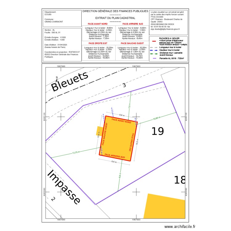 DP02 GEHIN. Plan de 0 pièce et 0 m2