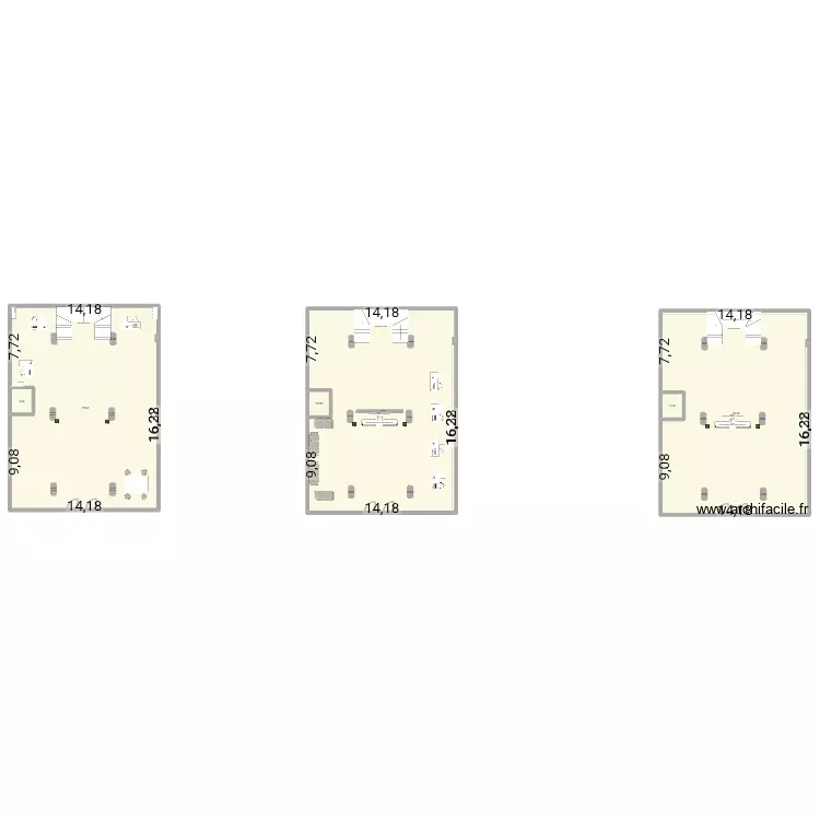 Siege SMK SWS. Plan de 23 Pièces et 830 m² Siege SMK SWS. Plan de 23 Pièces et 830 m²