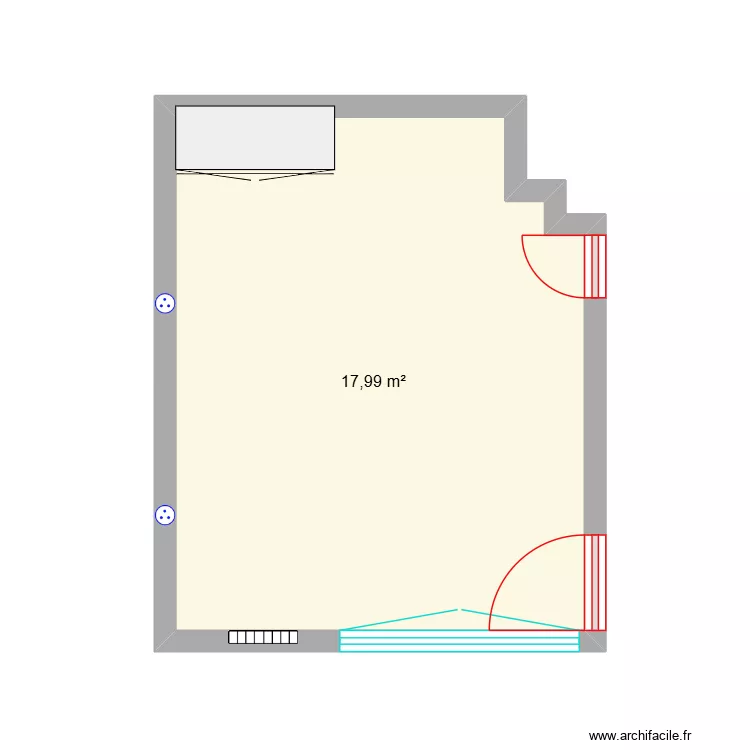 apart. Plan de 1 et 18 m² apart. Plan de 1 et 18 m²