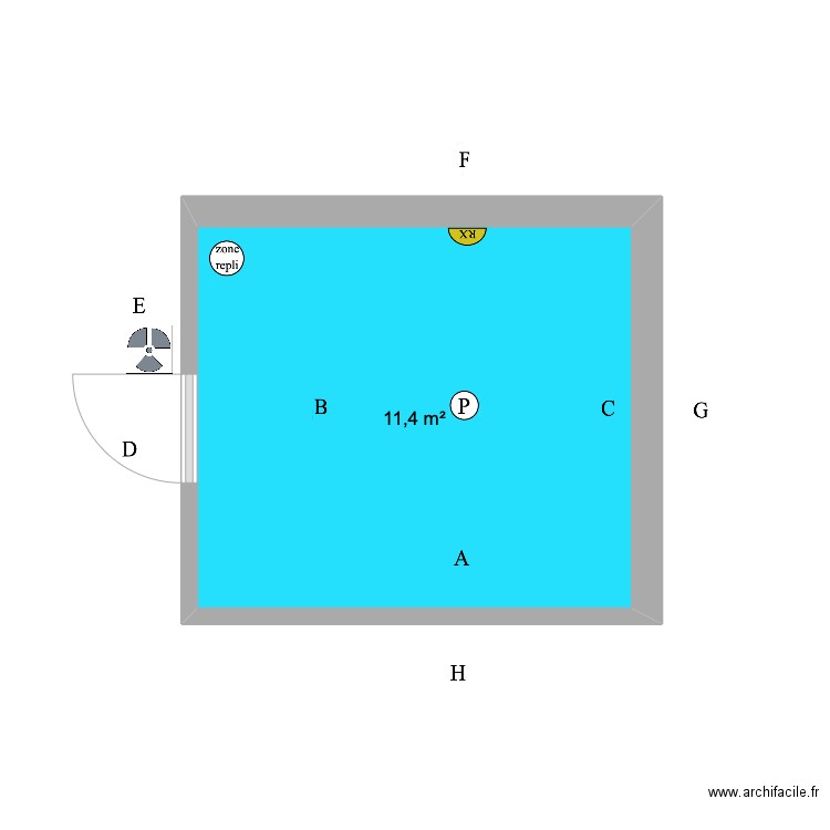 CABINET 3 COHEN. Plan de 1 pièce et 11 m2