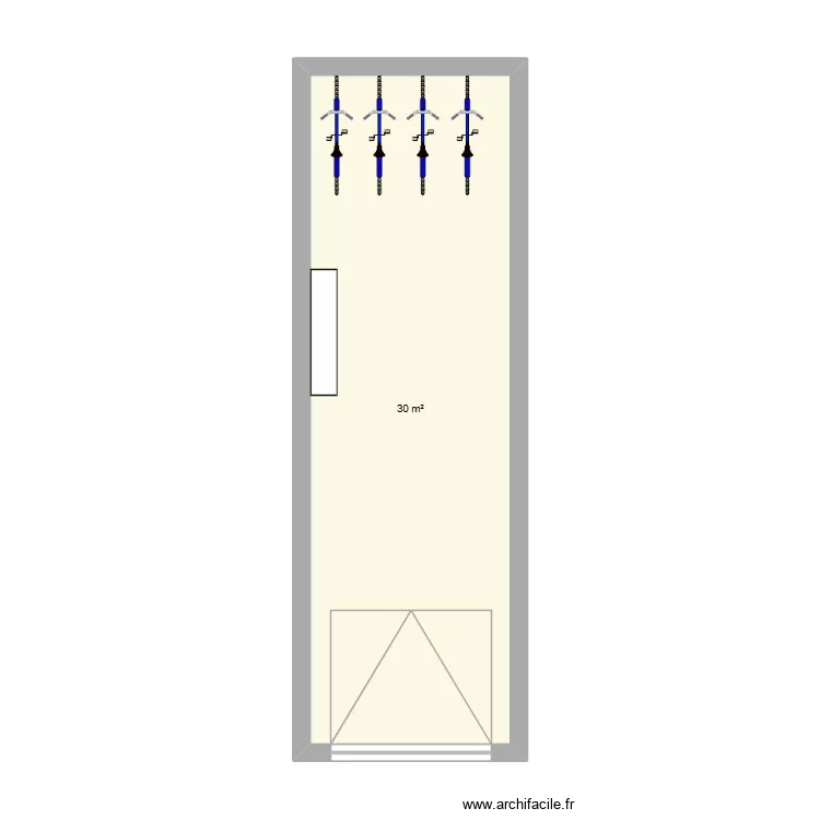 Garage. Plan de 1 et 30 m² Garage. Plan de 1 et 30 m²