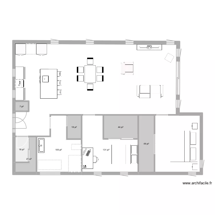 Retraite 2034b. Plan de 8 et 37 m² Retraite 2034b. Plan de 8 et 37 m²