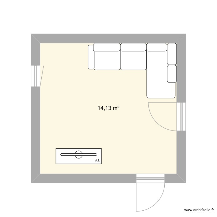 APPARTEMENT HOUILLES. Plan de 0 pièce et 0 m2 APPARTEMENT HOUILLES. Plan de 0 pièce et 0 m2