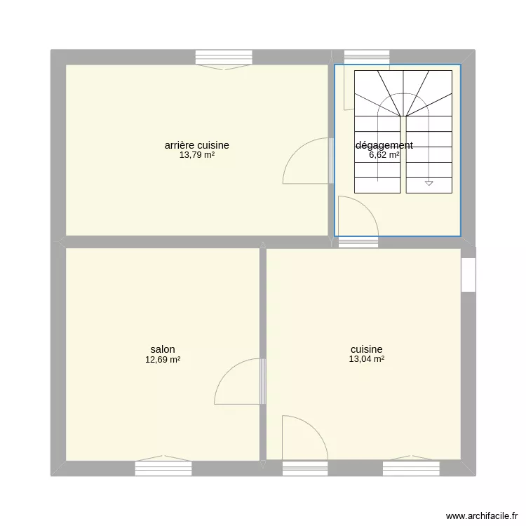 erquy rdc apres travaux. Plan de 