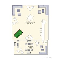 Plan 1 et étage resto gestion