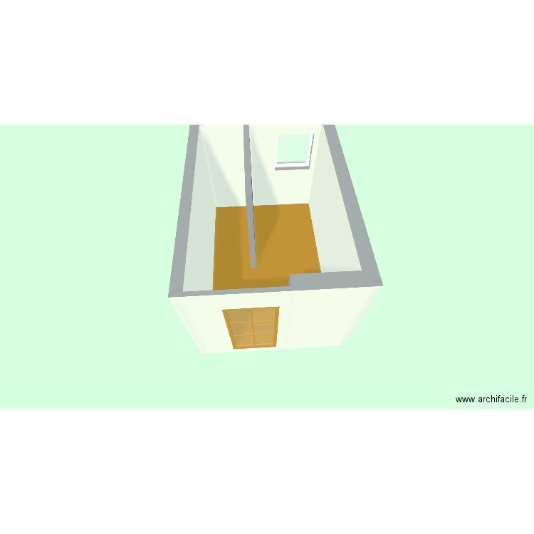 sdb v2. Plan de 1 pièce et 10 m2