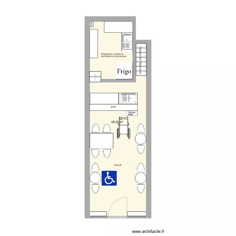 921 plan d'accessibilit&eacute;. Plan de 