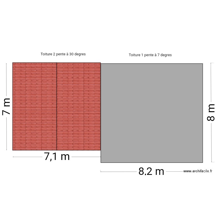 Toiture apres r. Plan de 0 pièce et 0 m2