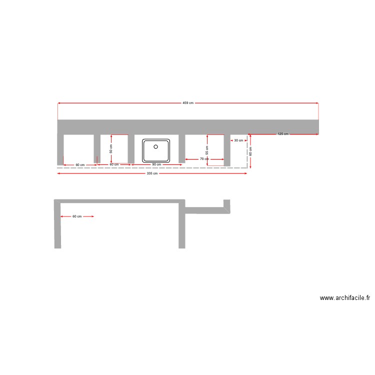 plan de travail. Plan de 0 pièce et 0 m2