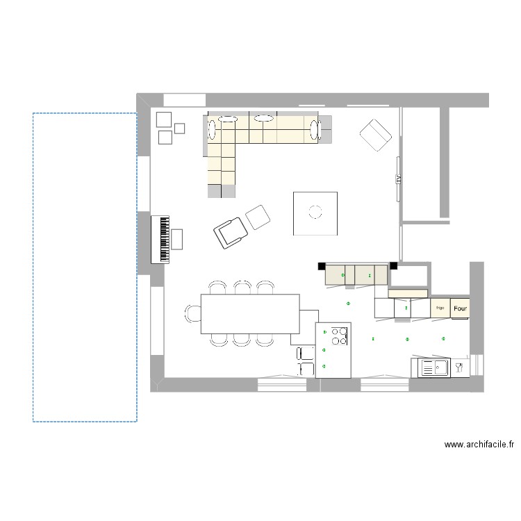 cuisine 3. Plan de 0 pièce et 0 m2