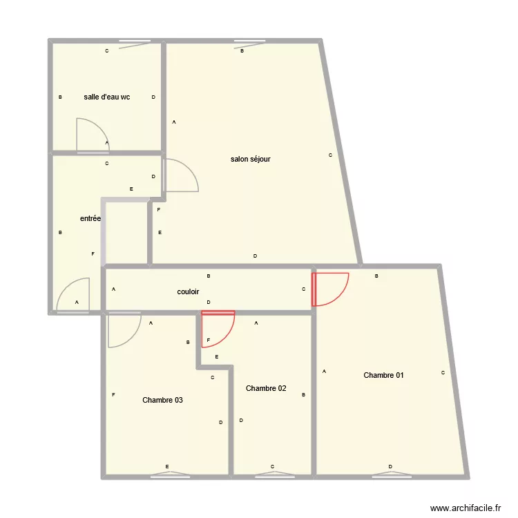 testa pb. Plan de 8  et 80 m²