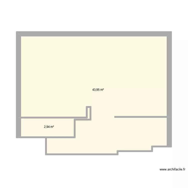 PERNIN Melissa. Plan de 2  et 47 m²