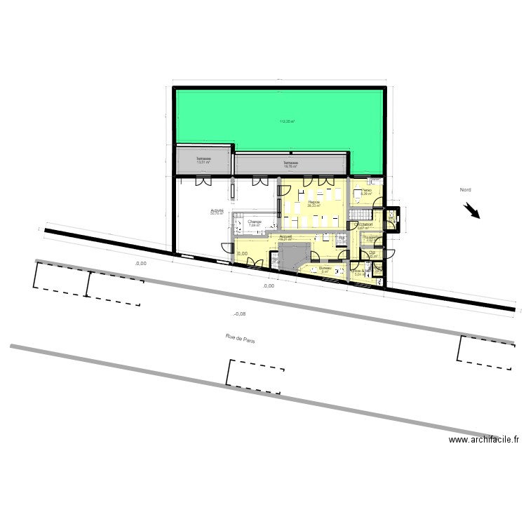 94B38P_projet 2 jordan. Plan de 21 pièces et 331 m2