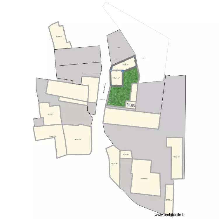 Plan dimensions r&eacute;elles. Plan de 