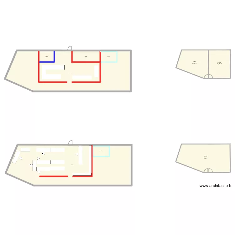 Future SAV-2. Plan de 9  et 536 m²