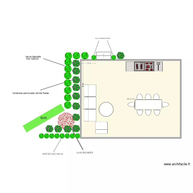 extension terrasse vesi 2. Plan de 