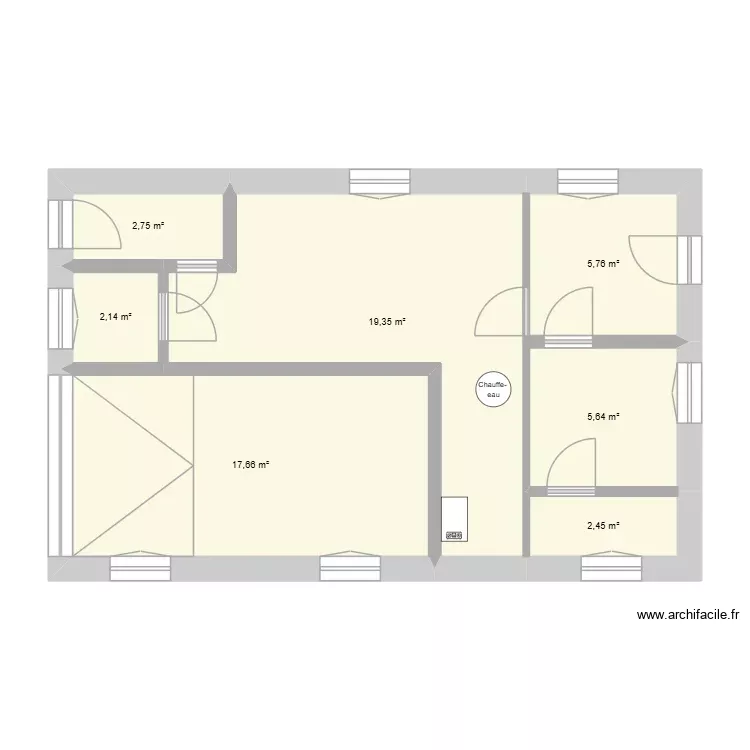 Maison. Plan de 7 Pièces et 56 m² Maison. Plan de 7 Pièces et 56 m²