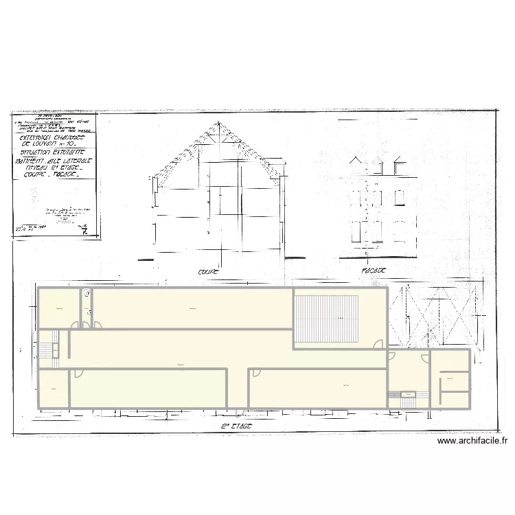 ISJB-CJ-2ème étage. Plan de 10 et 590 m² ISJB-CJ-2ème étage. Plan de 10 et 590 m²